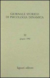 Giornale storico di psicologia dinamica. 32.