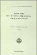 Rendiconto dell'Accademia delle scienze fisiche e matematiche. Serie IV. 60.Anno 1993