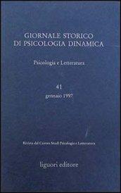 Giornale storico di psicologia dinamica. 41.