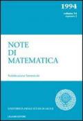 Note di matematica. Vol. 14\2