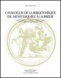 Catalogue de la Bibliothéque de Montesquieu à la Brède