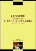Leggere «L'esprit des lois». Stato, società e storia nel pensiero di Montesquieu