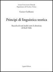 Principi di linguistica teorica. Raccolta di testi inediti