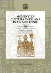 Momenti di cultura catalana in un millennio. Atti del 7° Convegno dell'AISC (Napoli, 22-24 maggio 2000)