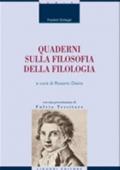 Quaderni sulla filosofia della filologia