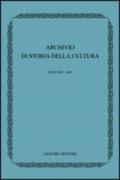 Archivio di storia della cultura