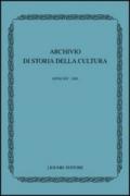 Archivio di storia della cultura