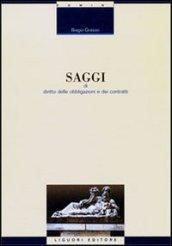 Saggi di diritto delle obbligazioni e dei contratti