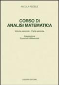 Corso di analisi matematica. 2.Integrazione equazioni differenziali