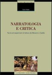 Narratologia e critica. Teoria ed esperimenti di lettura da Manzoni a Gadda