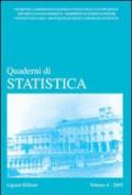 Quaderni di statistica (2002). 4.