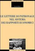 Le lettere di patronage nel sistema dei rapporti economici