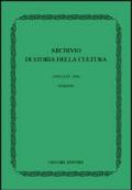 Archivio di storia della cultura (2004)