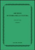 Archivio di storia della cultura (2004)