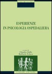 Esperienze in psicologia ospedaliera