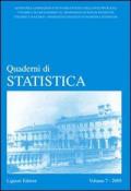 Quaderni di statistica (2005). Vol. 7