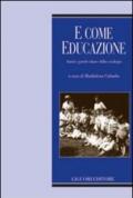 E come educazione. Autori e parole-chiave della sociologia dell'educazione