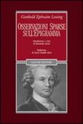 Osservazioni sparse sull'epigramma e alcuni dei più distinti epigrammatisti