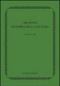 Archivio di storia della cultura (2008)