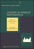 Lezioni di analisi matematica. Con esercizi. Volume C: Analisi «uno». Integrazione. Equazione differenziali. E-book