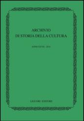 Archivio di storia della cultura (2014). 18.