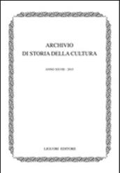 Archivio di storia della cultura (2015): 28