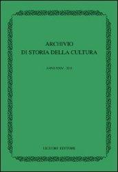 Archivio di storia della cultura (2011)