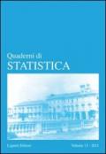 Quaderni di statistica (2011). 13.