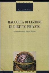 Raccolta di lezioni di diritto privato