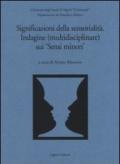 Significazioni della sensorialità. Indagine (multidisciplinare) sui «sensi minori»