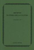 Archivio di storia della cultura (2019). Vol. 32