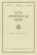 Acta apostolicae sedis (2005)