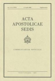 Acta apostolicae sedis (2005)
