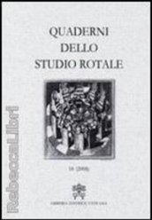 Quaderni dello studio rotale: 11