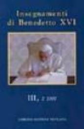 Insegnamenti di Benedetto XVI (2007): 3\2
