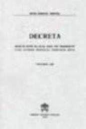 Decreta. Selecta inter ea quae anno 1995 prodierunt cura eiusdem Apostolici Tribunalis edita. 13.
