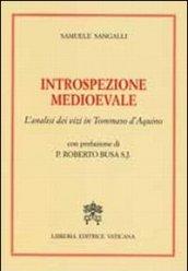 Introspezione medievale. L'analisi dei vizi in Tommaso D'Aquino