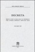 Decreta selecta inter ea quae anno 1996 prodierunt cura eiusdem Apostolici Tribunalis edita: 14