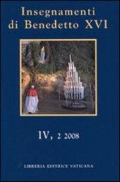 Insegnamenti di Benedetto XVI (2008): 4\2