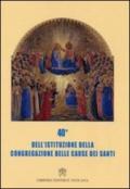 Quarantesimo dell'istituzione della Congregazione delle Cause dei Santi