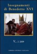 Insegnamenti di Benedetto XVI (2009): 5\2