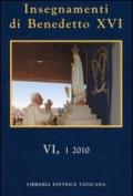 Insegnamenti di Benedetto XVI (2010): 6