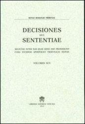 Rotae Romanae decisiones seu sententiae. Decisiones seu sententiae. Selectae inter eas quae anno 2003 prodierunt cura eiusdem Apostolici tribunalis editae: 95