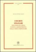 I decreti singolari nell'esercizio della potestà amministrativa della chiesa particolare