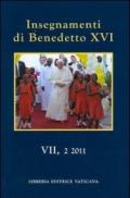 Insegnamenti di Benedetto XVI (2011): 7\2