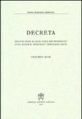 Decreta. Selecta inter ea quae anno 2000 prodierunt cura eiusdem Apostolici Tribunalis edita: 18