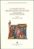 La Validez de las ordenaciones anglicanas. Los documentos de la comision preparatoria de la bula «Apostolicae curae». 2.Los documentos de 1896