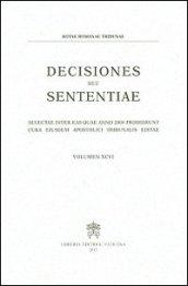 Decisiones seu sententiae. Selectae inter eas quae anno 2004 prodierunt cura eiusdem apostolici tribunalis editae