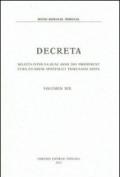 Decreta. Selecta inter ea quae anno 2001 prodierunt cura eiusdem apostolici tribunalis edita: 19
