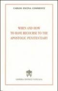 When and how to have recourse to the apostolic penitentiary